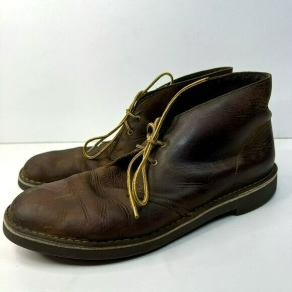 Clarks Chukka Desert Boots Shoes Mens Size US 11.5 Buchacre Brown Leather Safari main image 5